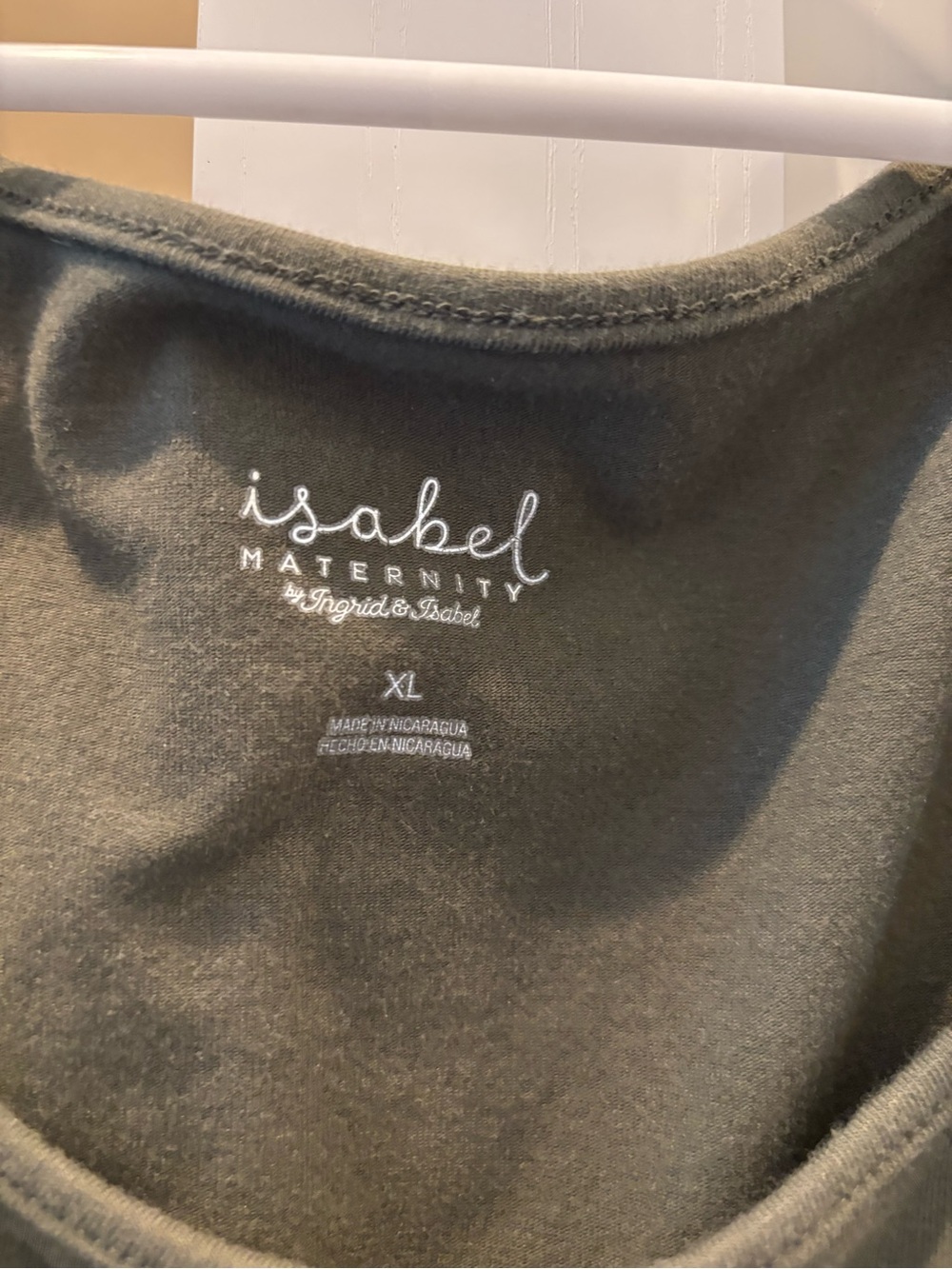 Isabel Maternity by Ingrid & Isabel Olive Green Maternity Top